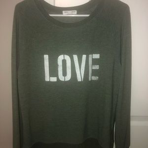 Grayson/Threads long sleeve green sweater